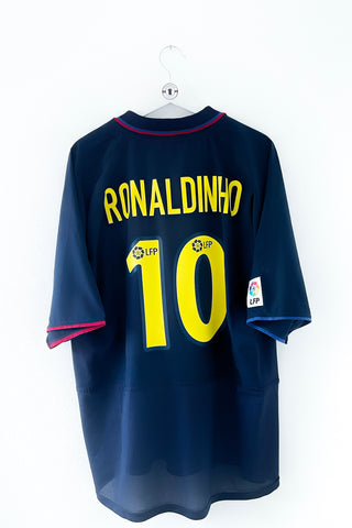 Barcelona 2003/2004 3.Trøje #Ronaldinho 10 XXL 9/10