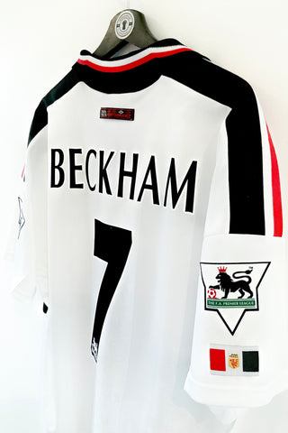 Manchester United 1997/1999 Udebane #Beckham 7 XXL 8/10