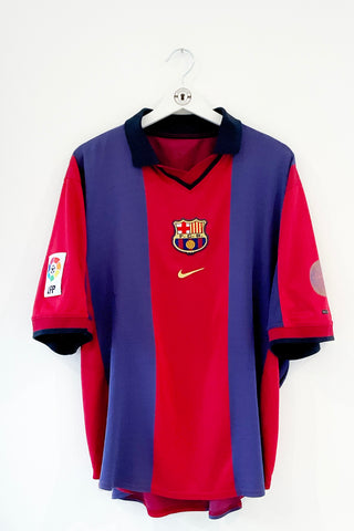 Barcelona 2000/2001 Hjemmebane #Kluivert 9 Large 8/10