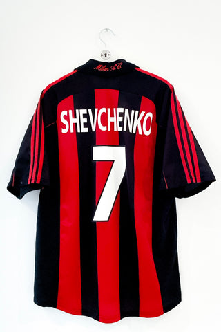 AC Milan 2000/2002 Hjemmebane #Shevchenko 7 XL 9/10