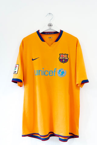 Barcelona 2006/2008 Udebanetrøje #Ronaldinho 10 XL 9/10