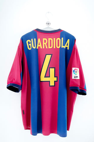 Barcelona 1998/1999 Hjemmebane #Guardiola 4 XXL 8/10