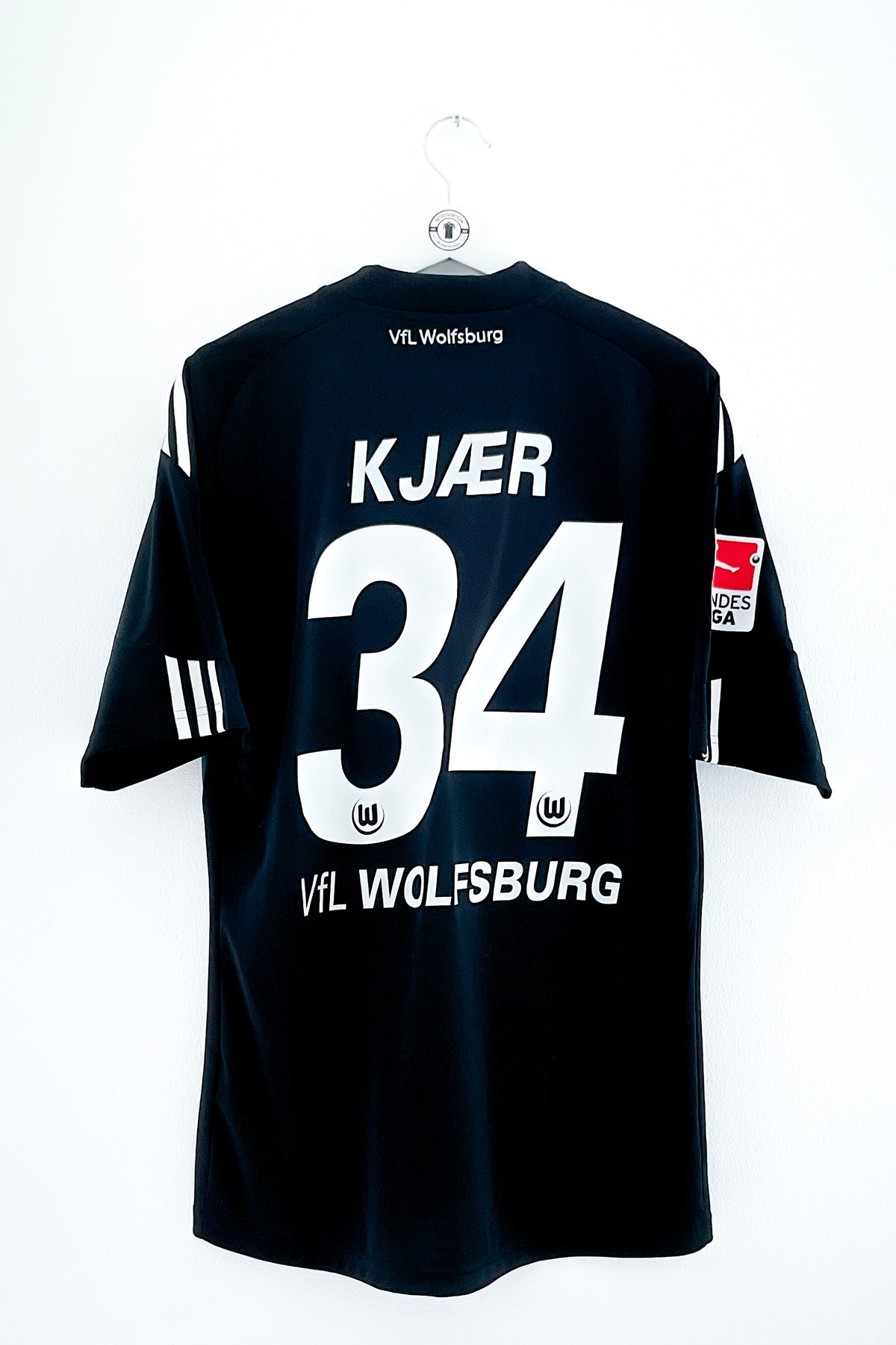 Wolfsburg 2010/2011 Udebane #Kjær 34 #Match Issued Large 9/10