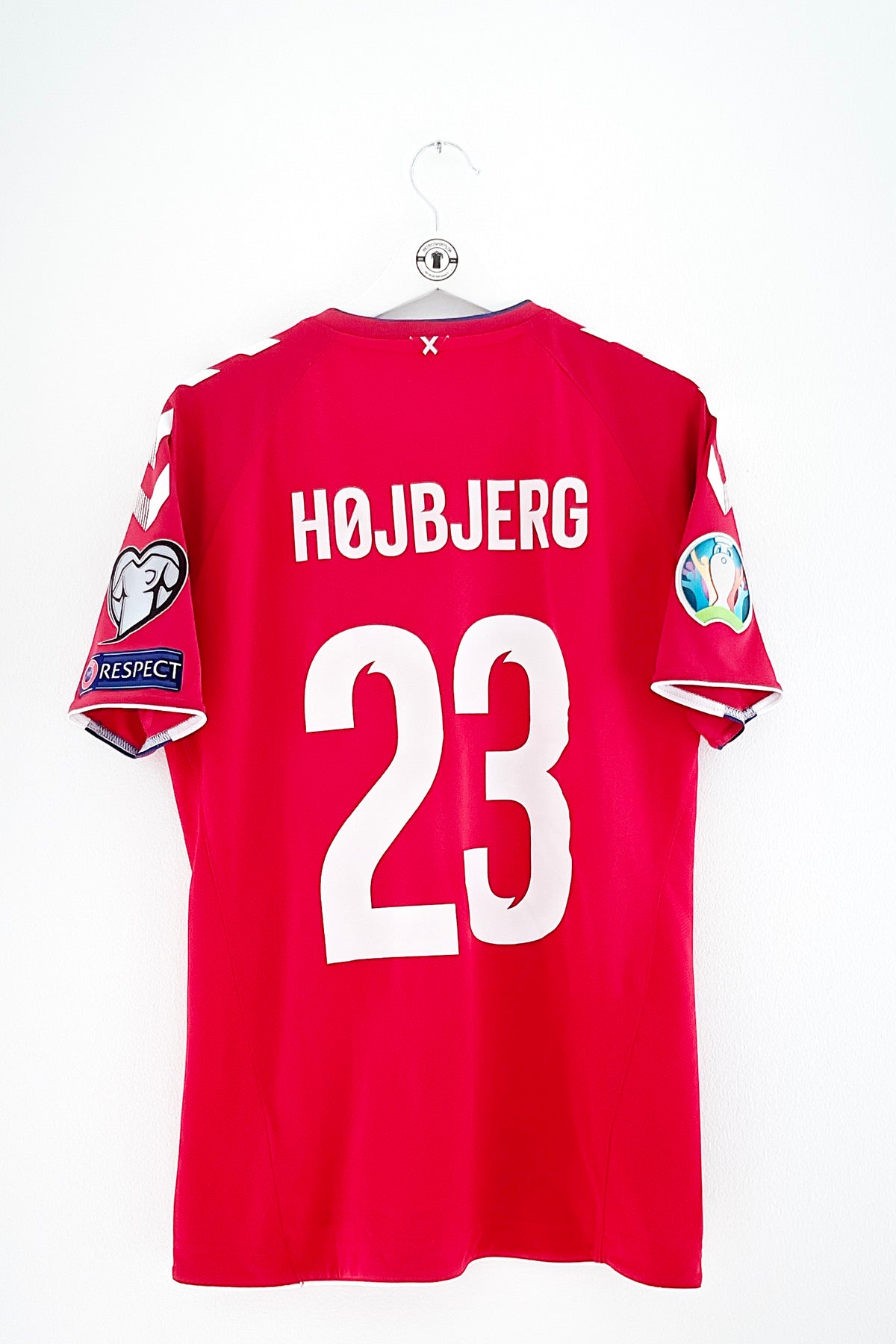 Danmark 2018 Hjemmebane #Højbjerg 23 #Matchworn #Autograf Medium 9/10