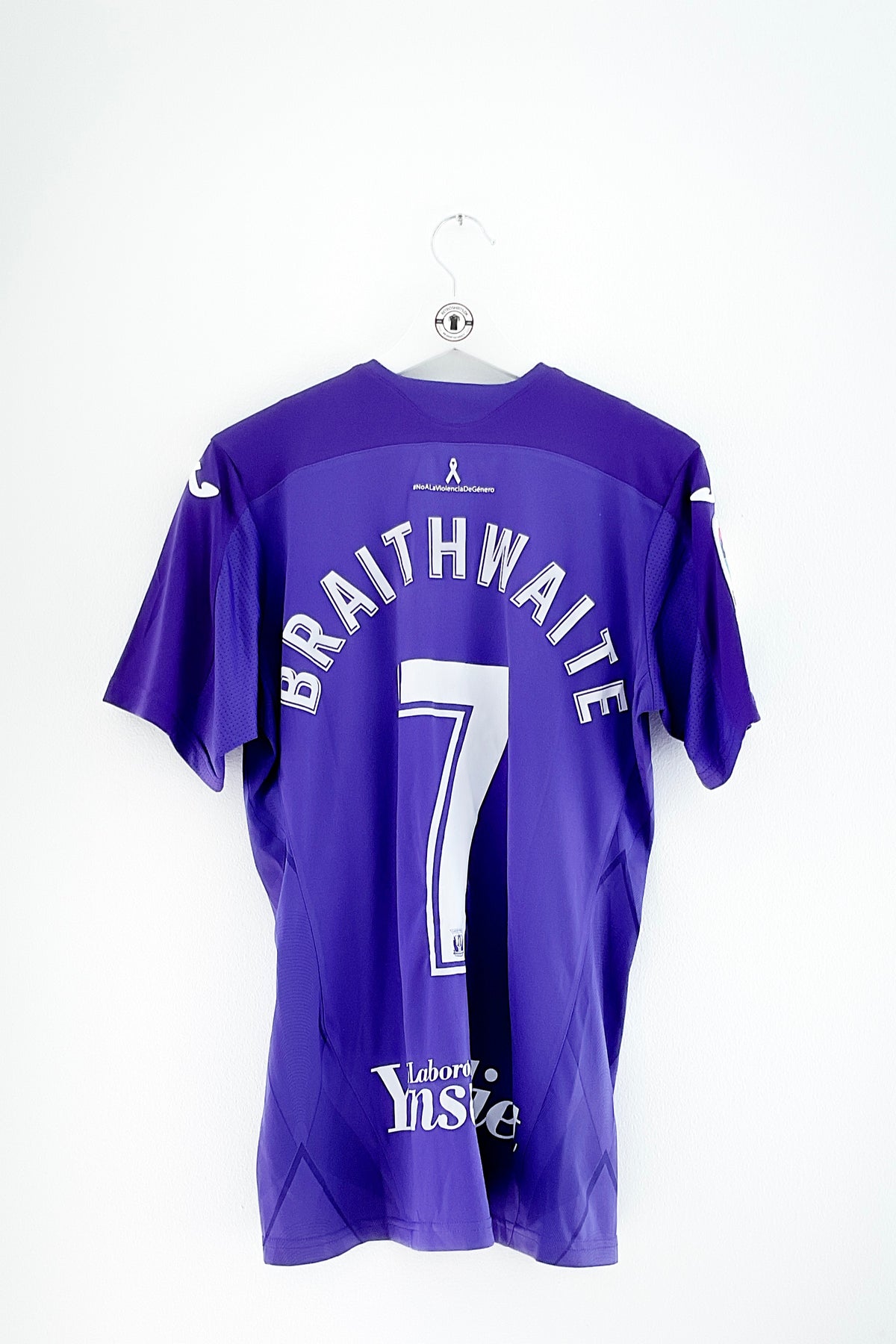 Leganes 2019/2020 3.Trøje #Braithwaite 7 #Matchworn Medium 9/10
