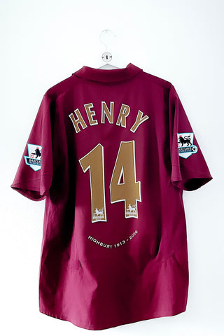Arsenal 2005/2006 Hjemmebane #Henry 14 Large 8/10