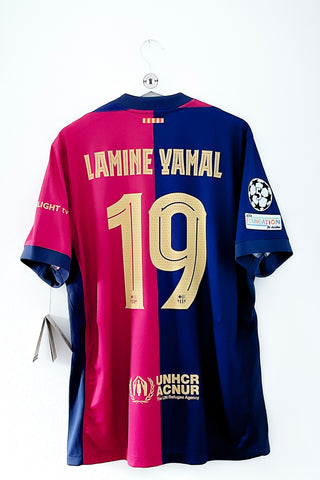 Barcelona 2024/2025 Hjemmebane #Lamine Yamal 19 Large 10/10