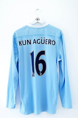 Manchester City 2011/2012 Hjemmebane #Kun Aguero 16 Large 8/10