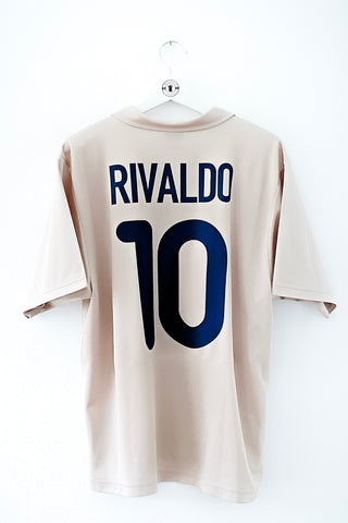 Barcelona 2001/2003 Udebanetrøje #Rivaldo 10 Medium 8/10