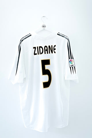 Real Madrid 2004/2005 Hjemmebanetrøje #Zidane 5 Large 8/10