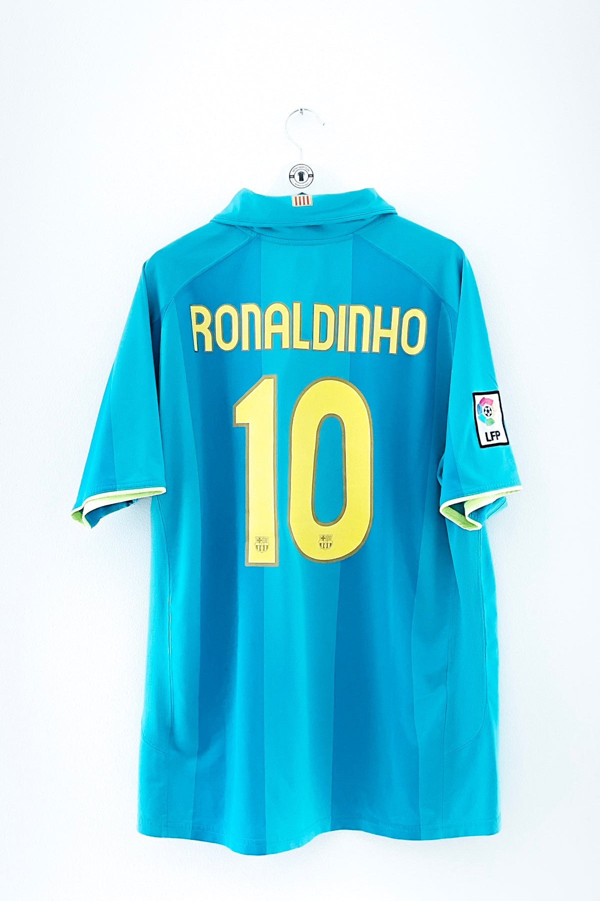 Barcelona 2007/2009 Udebane #Ronaldinho 10 XL 9/10