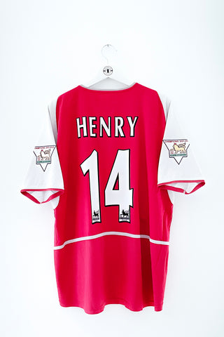 Arsenal 2002/2004 Hjemmebane #Henry 14 Large 8/10