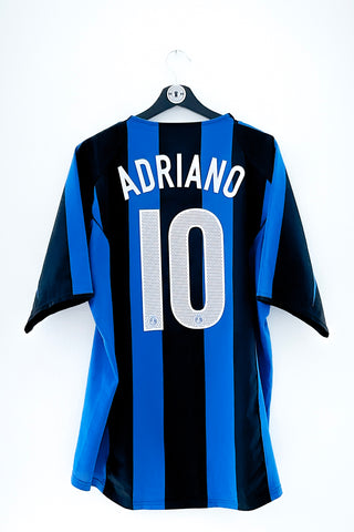 Inter Milan 2004/2005 Hjemmebane #Adriano 10 XL 8/10