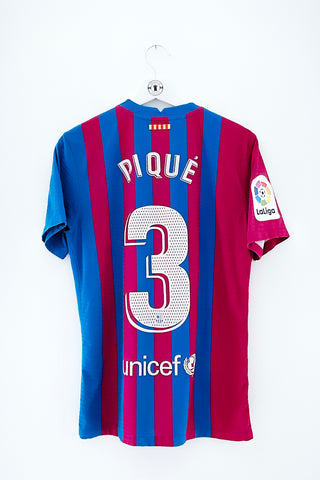 Barcelona 2021/2022 Hjemmebane #Pique 3 #Authentic Medium 9/10