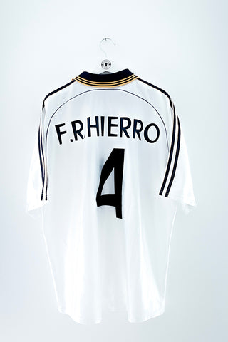 Real Madrid 1998/2000 Hjemmebane #F.R.Hierro 4 XL 8/10