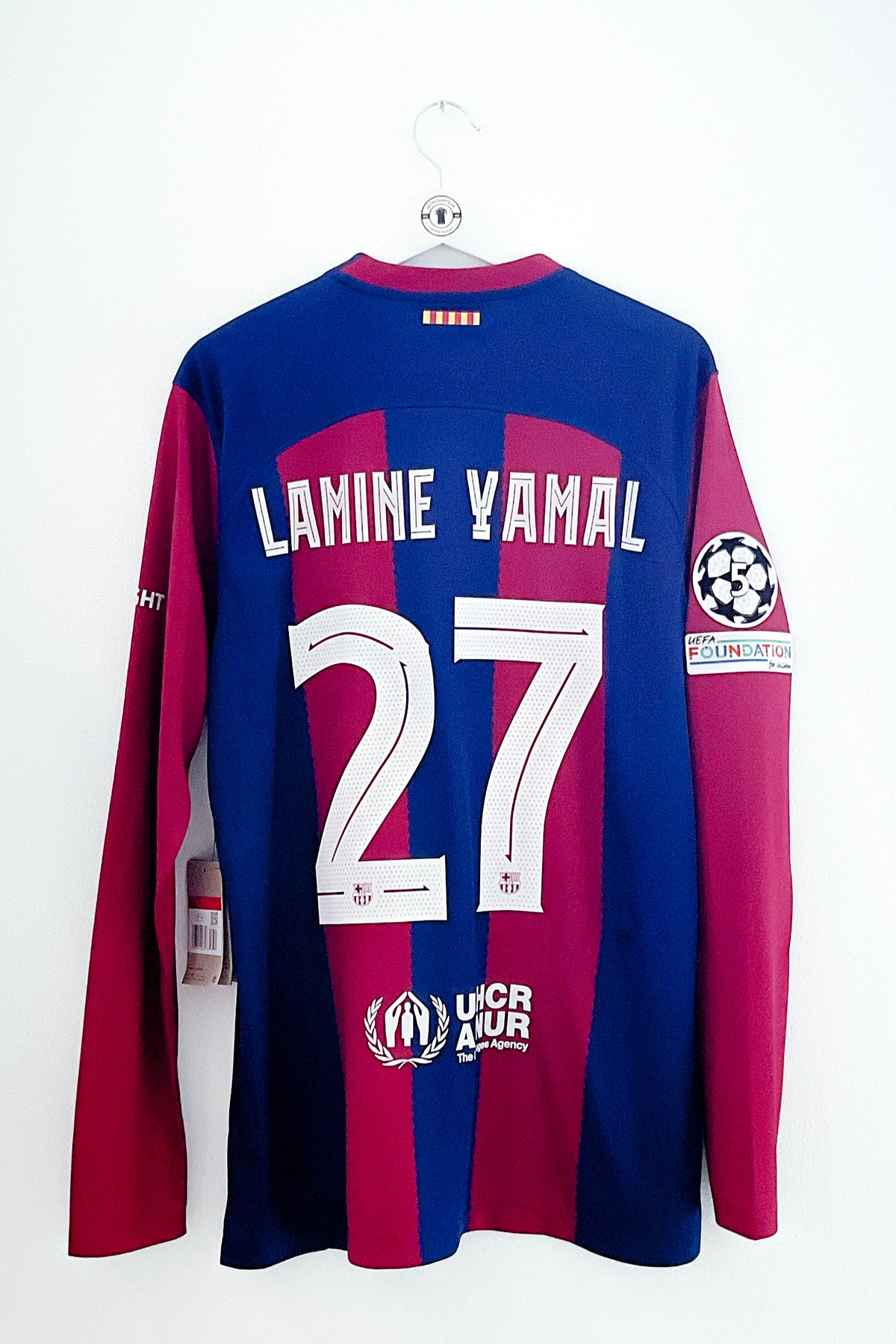 Barcelona 2023/2024 Hjemmebane #Lamine Yamal 27 Large 10/10