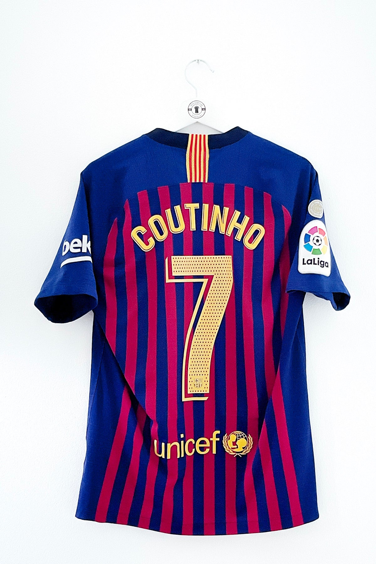 Barcelona 2018/2019 Hjemmebane #Coutinho 7 #Authentic Medium 9/10