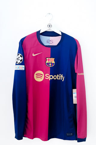 Barcelona 2024/2025 Hjemmebane #Lamine Yamal 19 Large 10/10