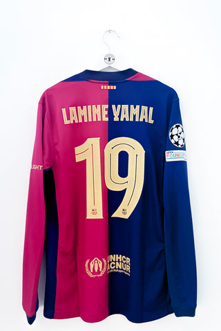 Barcelona 2024/2025 Hjemmebane #Lamine Yamal 19 Large 10/10