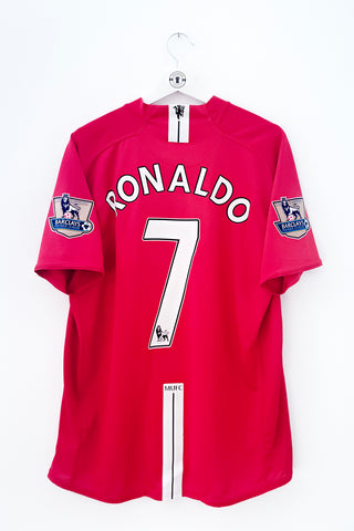 Manchester United 2007/2009 Hjemmebane #Ronaldo 7 Large 8/10