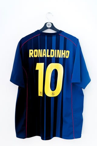 Barcelona 2004/2006 3.Trøje #Ronaldinho 10 XL 8/10