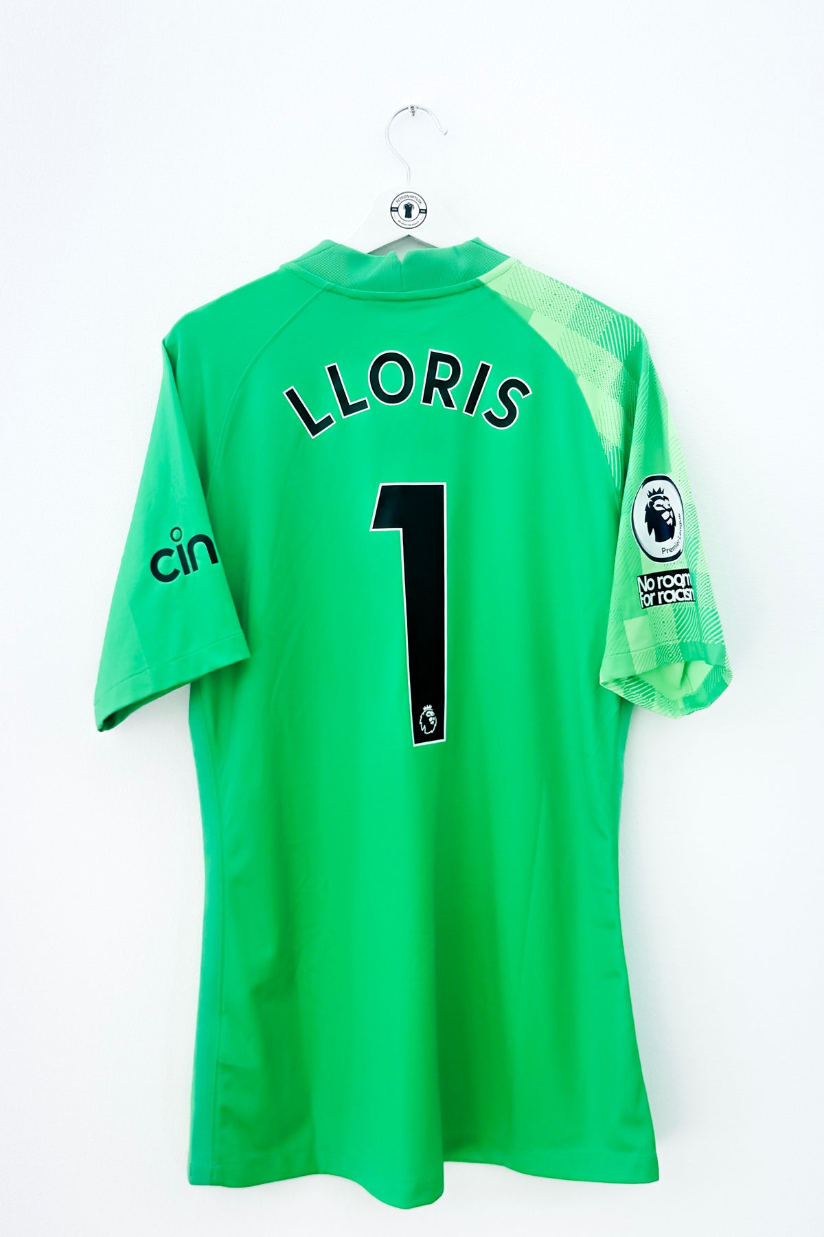 Tottenham 2021/2022 Målmandstrøje #Lloris 1 #Matchworn Large 9/10