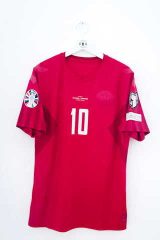 Danmark VM 2022 Hjemmebane #Eriksen 10 #Matchworn Large 9/10