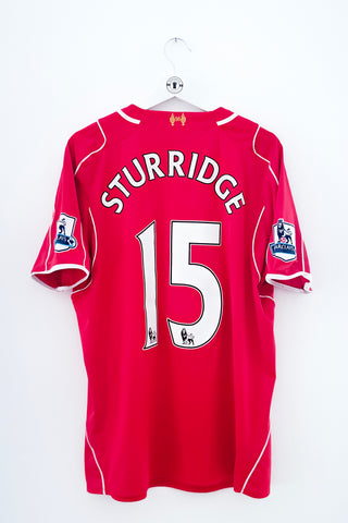Liverpool 2014/2015 Hjemmebane #Sturridge 15 XL 7/10