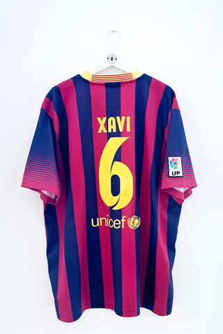 Barcelona 2013/2014 Hjemmebane #Xavi 6 XXL 7/10