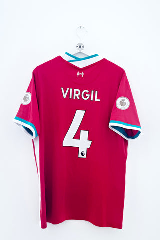 Liverpool 2020/2021 Hjemmebane #Virgil 4 XL 9/10