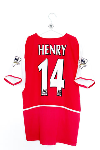 Arsenal 2002/2004 Hjemmebane #Henry 14 Large 9/10