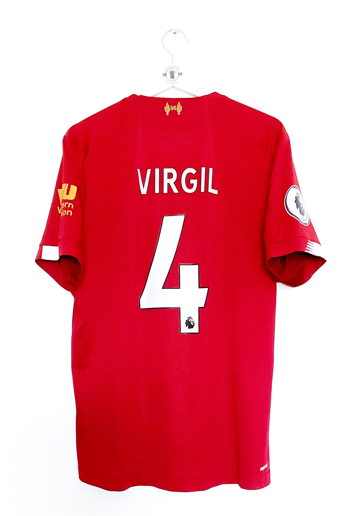 Liverpool 2019/2020 Hjemmebane #Virgil 4 Large 8/10