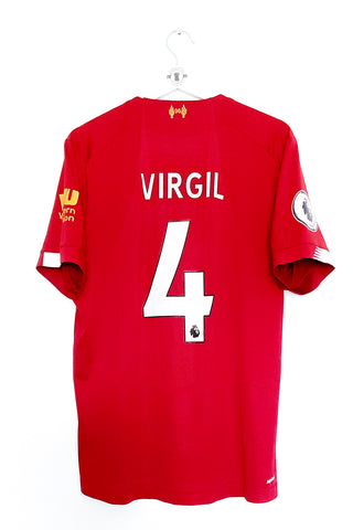 Liverpool 2019/2020 Hjemmebane #Virgil 4 Large 8/10