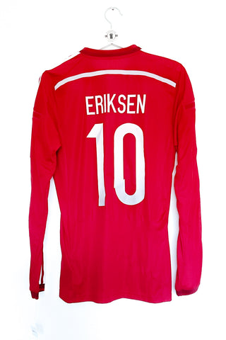 Danmark 2014 Hjemmebane #Eriksen 10 #Match Issued Large 10/10