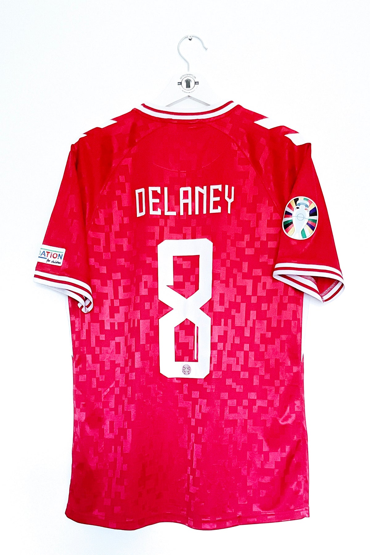 Danmark 2024 Hjemmebane #Delaney 8 #Matchworn Large 9/10