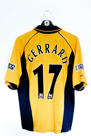 Liverpool 2000/2002 Udebane #Gerrard 17 Medium 9/10
