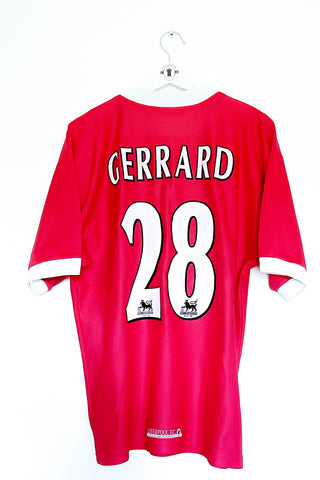 Liverpool 1998/2000 Hjemmebane #Gerrard 28 Large 8/10