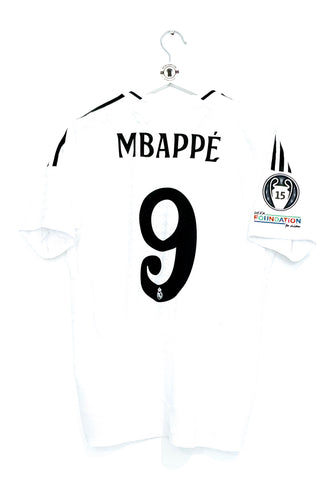 Real Madrid 2024/2025 Hjemmebane #Mbappe 9 #Authentic Medium 10/10