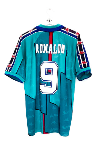 Barcelona 1995/1997 Udebanetrøje #Ronaldo 9 Large 8/10