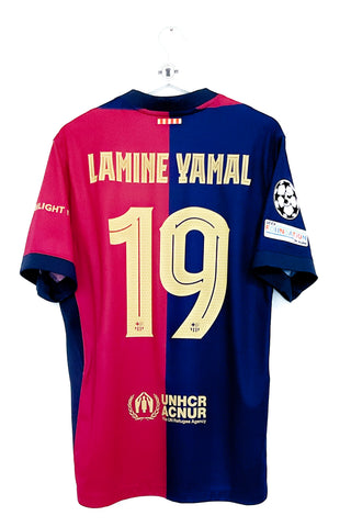 Barcelona 2024/2025 Hjemmebane #Lamine Yamal 19 Large 9/10
