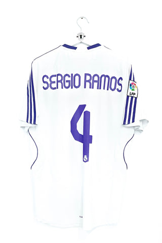 Real Madrid 2007/2008 Hjemmebane #Sergio Ramos 4 Medium 8/10