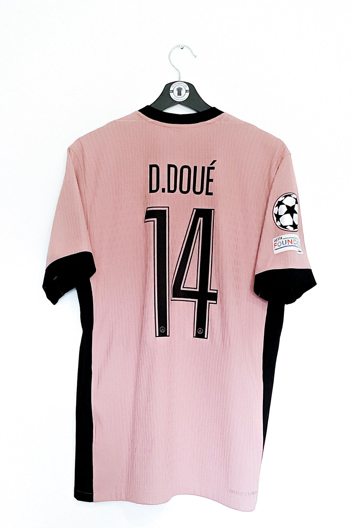 PSG 2024/2025 3.Trøje #D. Doue 14 Medium #Authentic 9/10