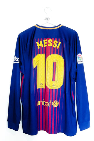 Barcelona 2017/2018 Hjemmebane #Messi 10 XL 9/10