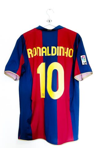 Barcelona 2007/2008 Hjemmebane #Ronaldinho 10 Large 8/10