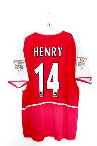 Arsenal 2002/2004 Hjemmebane #Henry 14 Large 8/10