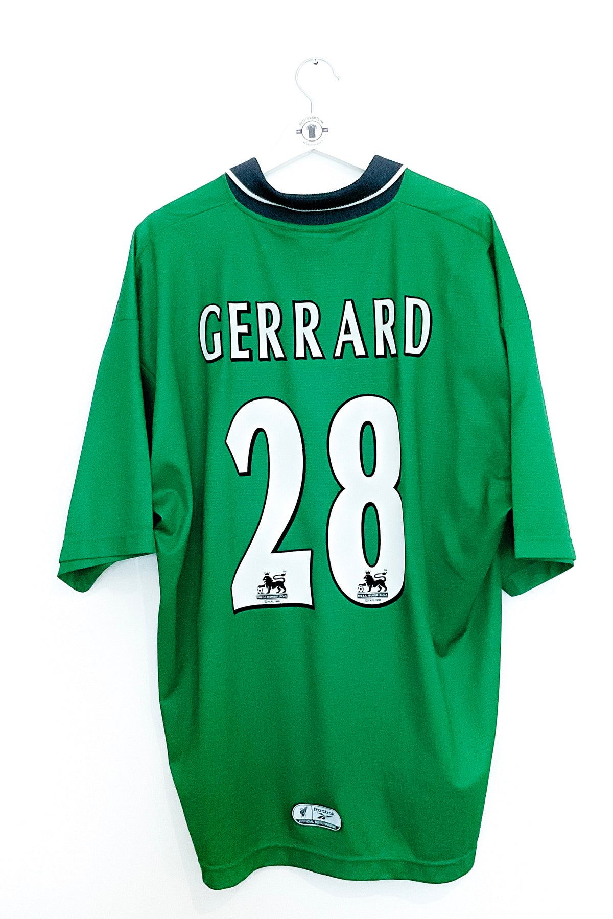 Liverpool 1999/2000 Udebane #Gerrard 28 XL 9/10