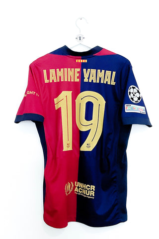 Barcelona 2024/2025 Hjemmebane #Lamine Yamal 19 Medium 9/10