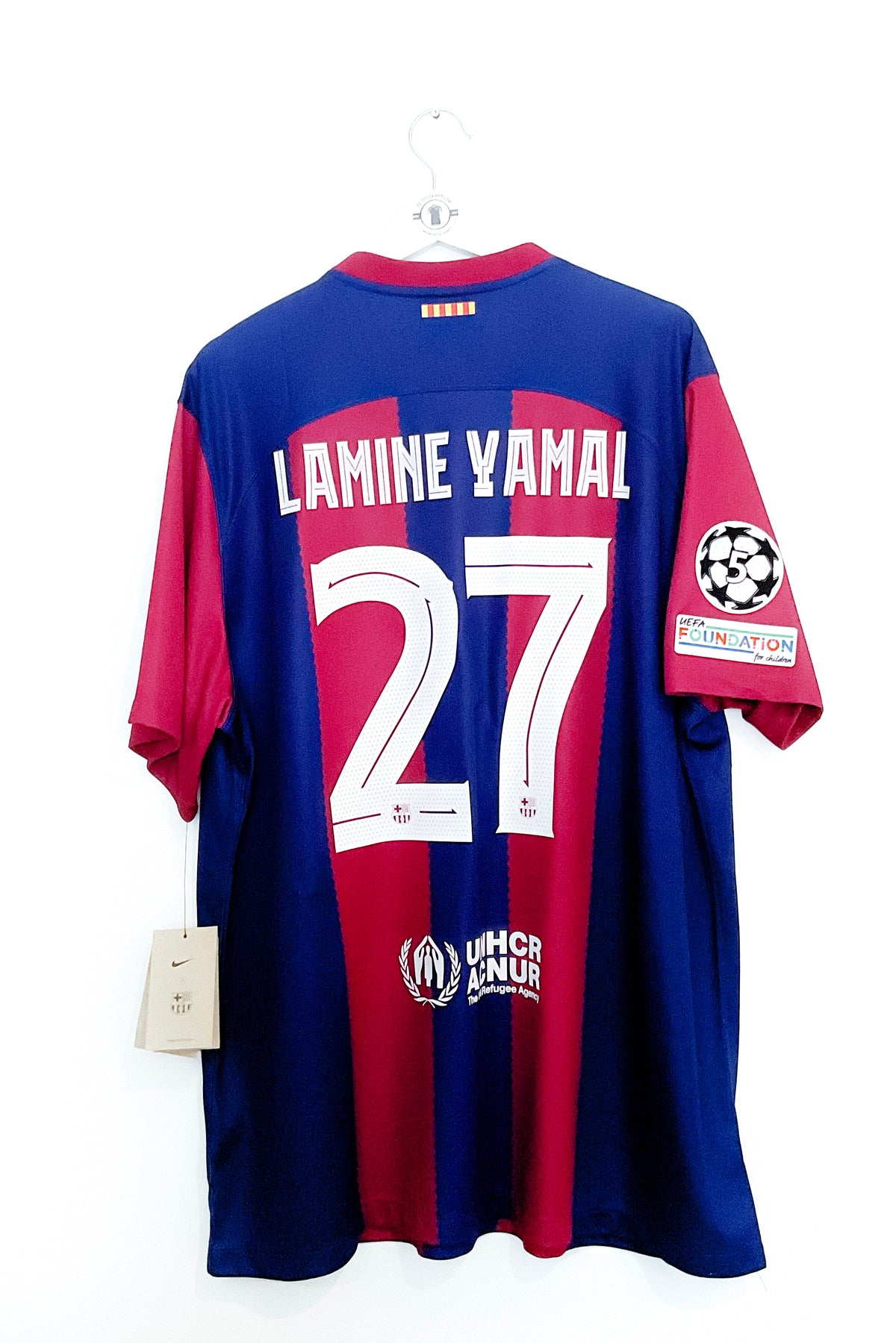 Barcelona 2023/2024 Hjemmebane #Lamine Yamal 27 XXL 10/10