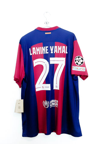 Barcelona 2023/2024 Hjemmebane #Lamine Yamal 27 XXL 10/10