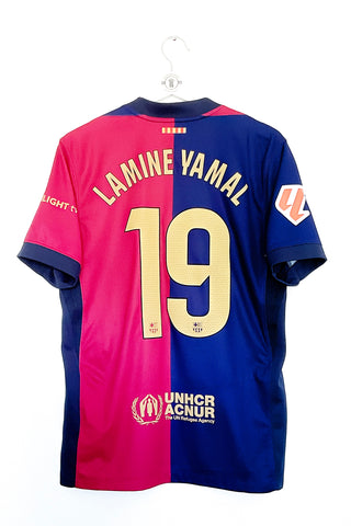 Barcelona 2024/2025 Hjemmebane #Lamine Yamal 19 Small 9/10